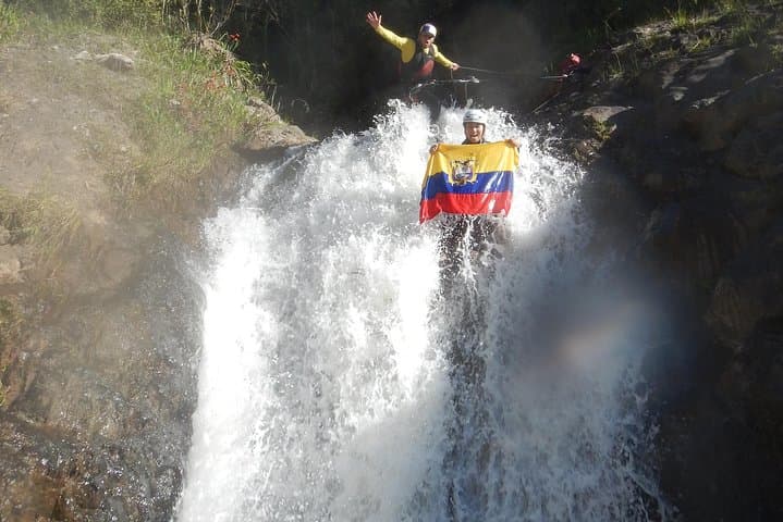 Canyoning at Chamana Waterfall — Half-Day Adventure in Baños, Ecuador photo 5