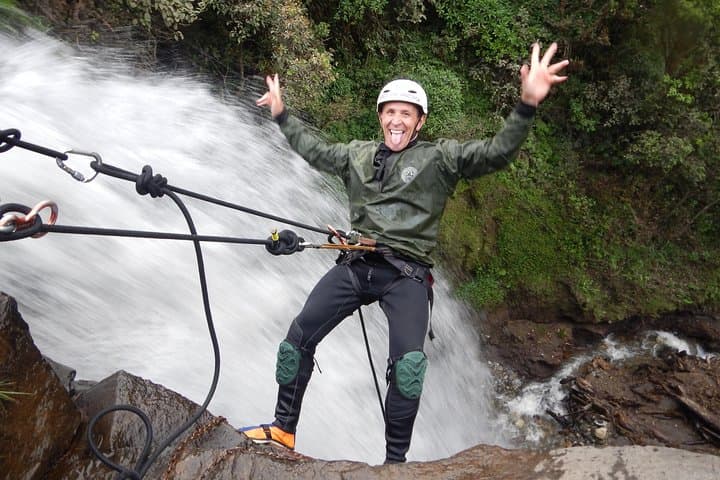Canyoning at Chamana Waterfall — Half-Day Adventure in Baños, Ecuador photo 6