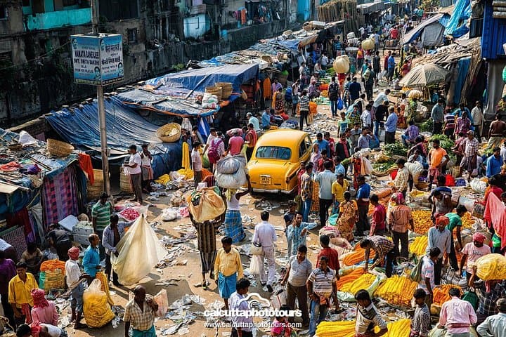 Kolkata Flower Market Walk: Hooghly Flower Fest Photography Tour