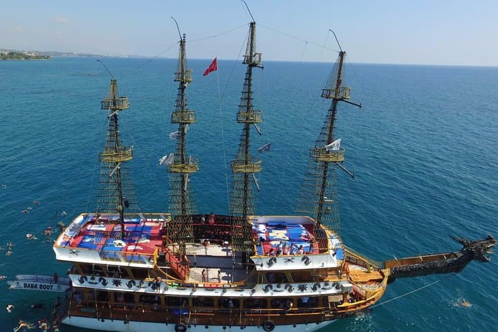 Full-Day Side Boat Cruise with Swimming, Lunch & Foam Party on the Turkish Riviera photo 3