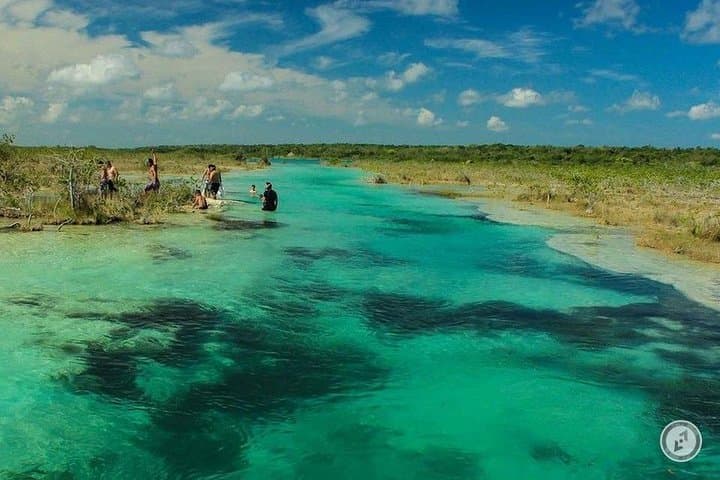 Discover Bacalar’s 7-Color Lagoon: Pontoon Boat Ride from Tulum photo 5
