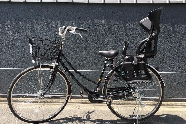 Kyoto City Cycle with Child Seat — Ride Shijo Karasuma and Kamo River
