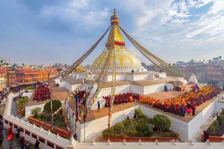 Kathmandu Valley Full-Day Sightseeing: Swayambhunath, Boudhanath & Patan