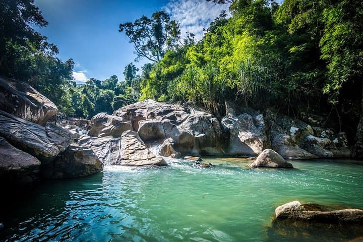 Ba Ho Waterfall Day Trip: Jumping Cliff, Three Pools & Hot Spring Spa from Nha Trang photo 3