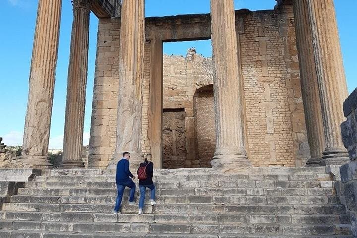 Day Trip to Dougga & Testour: UNESCO Roman Ruins and Testour's Andalusian Medina