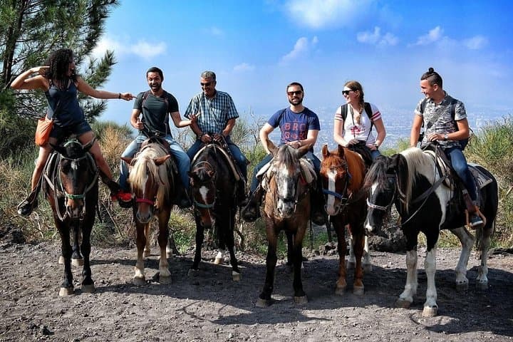 Horseback Riding Mount Vesuvius: Volcano Views & Local Wine Tasting