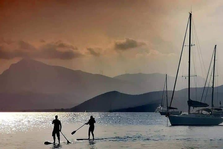 Stand-Up Paddle in Poros: Saronic Coastal SUP Adventure