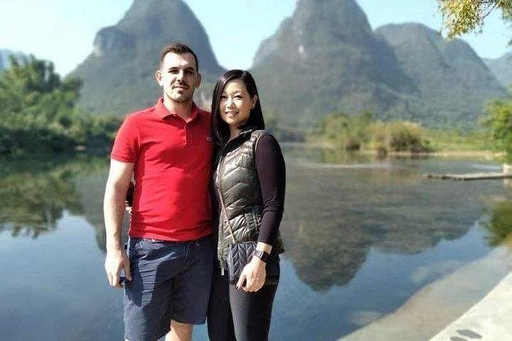 Yangshuo Li River Private Day Tour: Bamboo Rafting, Xianggong Hill Views & Countryside Cycling photo 4