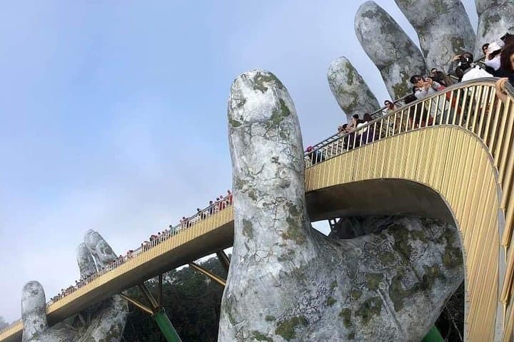 Golden Bridge & Hoi An Night Market Tour from Da Nang: Ba Na Hills Cable Car and Sampan Cruise photo 5
