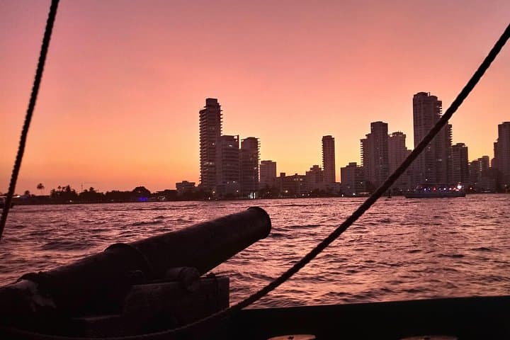 Cartagena Pirate Sunset Cruise: Skyline Views, Open Bar & Cannon Show photo 6