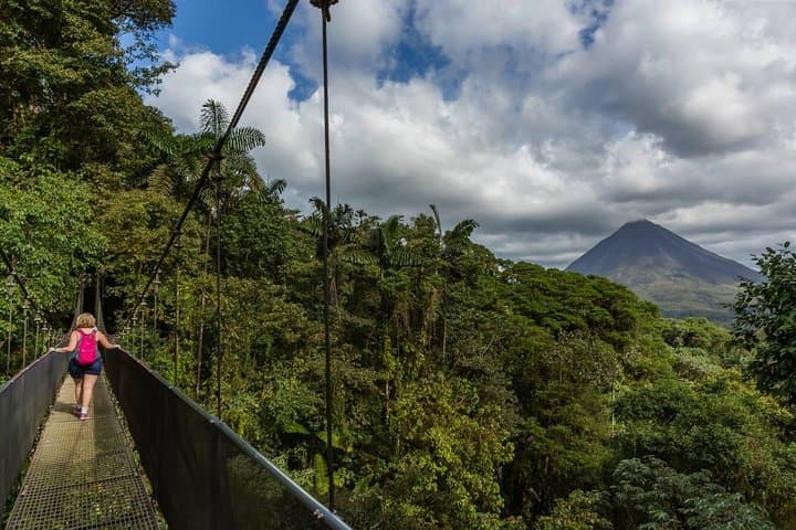 Arenal Volcano Hike, Hanging Bridges & La Fortuna Waterfall: Full-Day Adventure