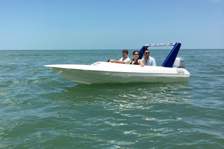 Campeche Boat Boardwalk Tour: Speedboat Seawall Sightseeing & Sunken Galleon photo 2