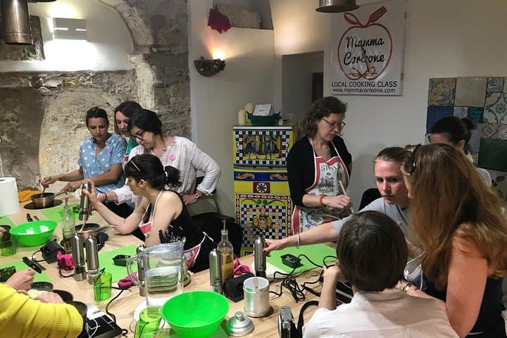 Traditional Sicilian Cooking Class in Palermo — Hands-On Mamma Corleone Experience
