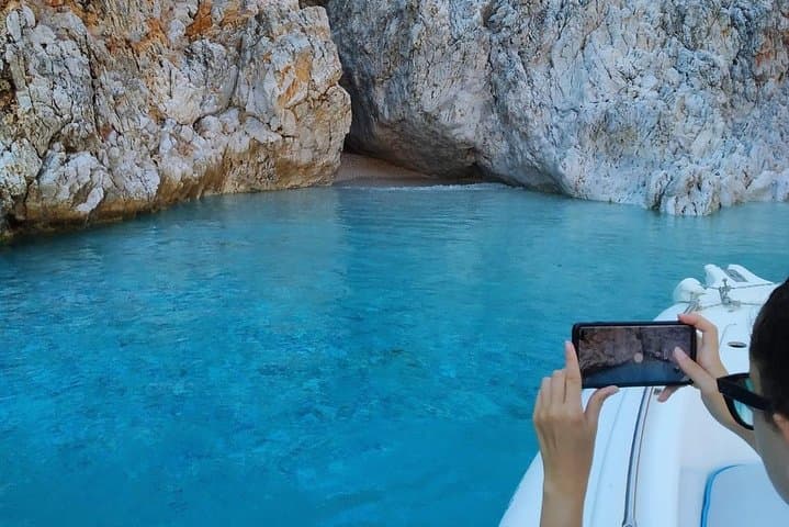 Private Boat Trip to Seitan Limania from Chania — Swim Caves & Coastal Beaches photo 6
