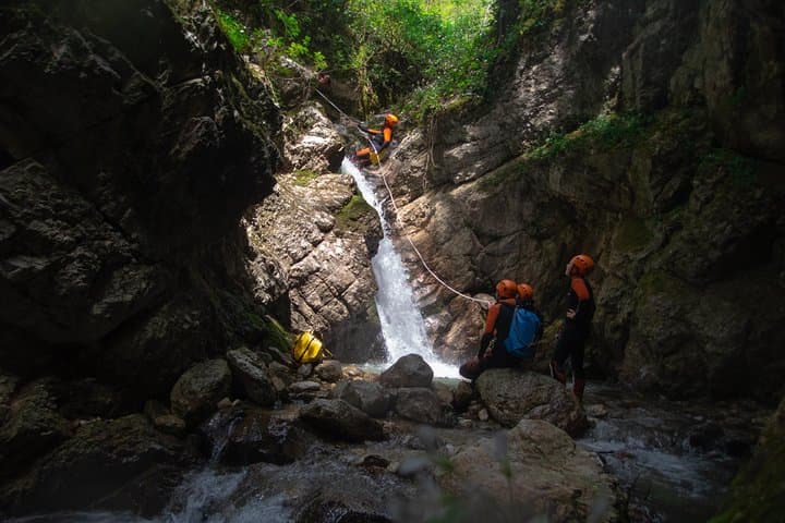 Kutaisi Canyoning & Rappelling in Txopra Valley — 8 Waterfalls, 55m Rappel photo 4