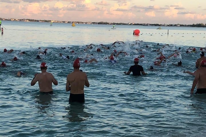 Open Water Swim Training on Seven Mile Beach — Triathlon Swim Coaching in Grand Cayman photo 3
