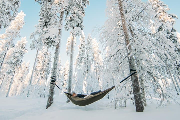 HaliPuu Forest Cocooning: Arctic Hammock Relaxation Near Levi, Finland photo 4