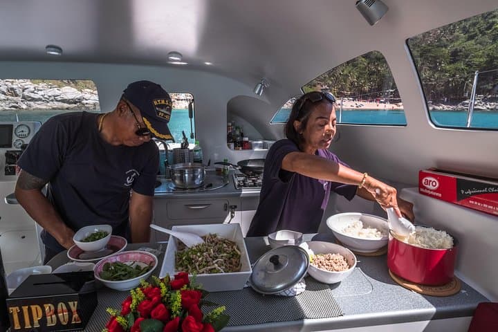 Phuket New Power Catamaran: Phang Nga & Phi Phi Day Charter from Chalong photo 4