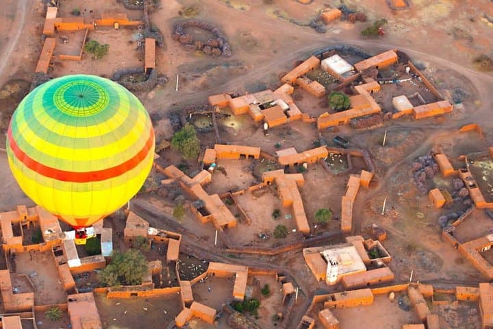 Sunrise Hot Air Balloon Over Atlas Mountains with Berber Breakfast