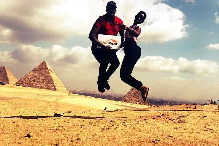 Sunset Camel Ride at the Giza Pyramids with BBQ Dinner photo 4