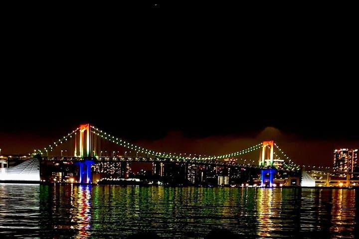 Night Trikke Tour in Minato: Tokyo Bay, Rainbow Bridge & Tokyo Tower photo 1