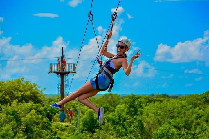 Full-Day Bávaro Adventure Park: Buggy Circuit, 6-Line Zipline & Blue Lagoon Float photo 4