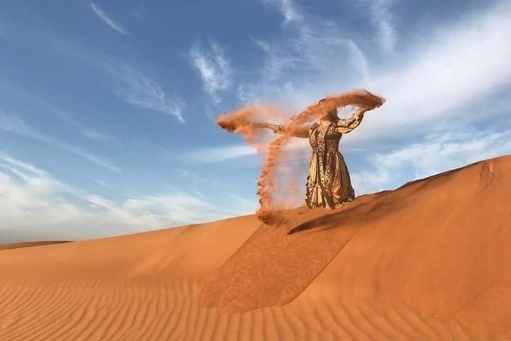 Red Dunes Evening Desert Safari with BBQ Dinner — Dubai Sunset Dune Bashing photo 2