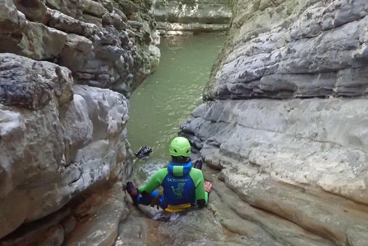 Vione Canyoning: Lake Garda 45m Abseil and 8m Jump Adventure photo 3