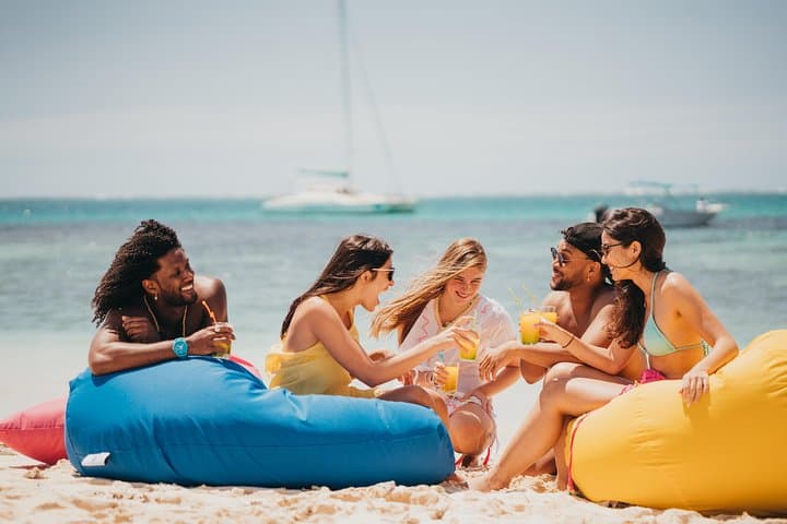 Full-Day Shared Catamaran Cruise to Ile aux Cerfs from Trou d'Eau Douce photo 3