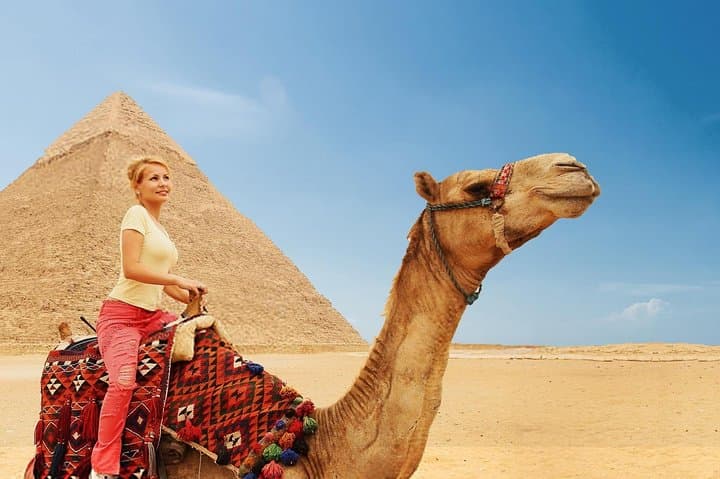 Sunset Camel & Horse Ride at the Great Pyramids of Giza photo 6