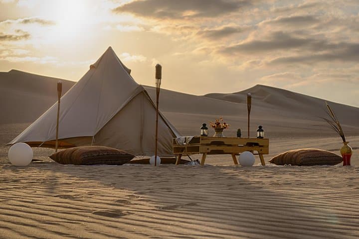 Overnight Glamping in Huacachina Desert — Dune Buggies, Sandboarding & Lagoon Views photo 5