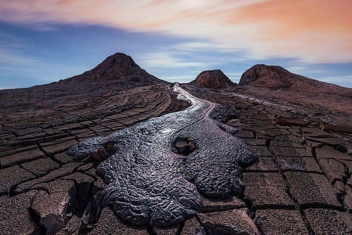 Absheron & Gobustan Full-Day Tour from Baku — Ateshgah, Yanar Dag & Mud Volcanoes