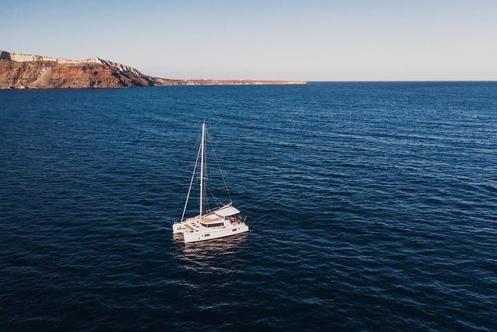 Santorini Romantic Sunset Catamaran Caldera Cruise with BBQ and Hot Springs photo 5