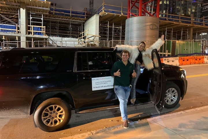 Atlanta After-Dark: Private Luxury Car Nightlife Tour