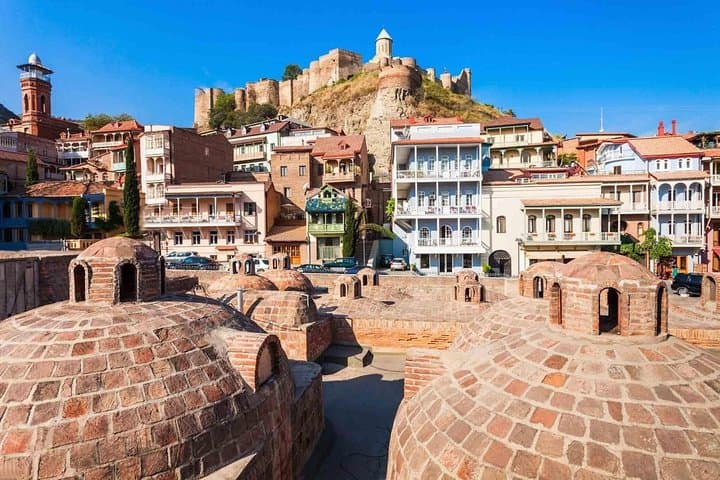 Old Tbilisi Walking Tour: Cable Car, Sulphur Baths & Wine Tasting
