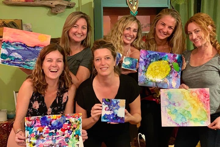 Art and Wine in St Thomas: Sip, Paint, and Take Home Your Work photo 5