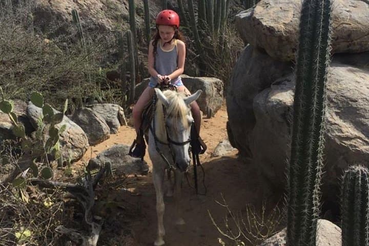 Aruba Hidden Lagoon Horseback Ride: Family-Friendly Cunucu Trail photo 4