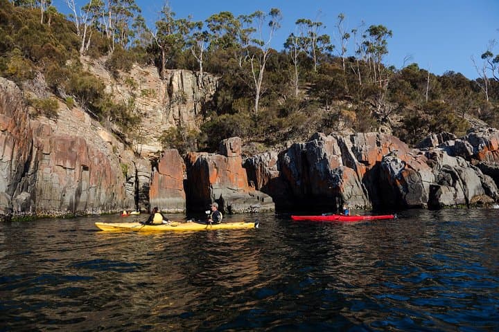 Paddle Storm Bay: Hobart’s Cliffs, Caves & Beaches Full-Day Kayak Tour photo 5