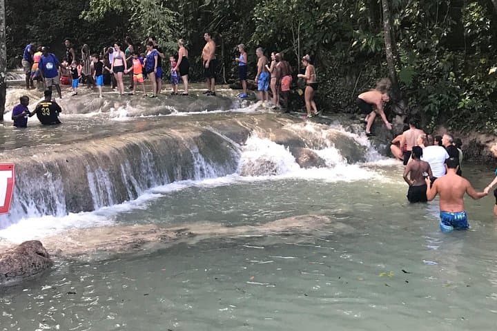 Climb Dunns River Falls from Montego Bay — Ocho Rios Waterfall Day Tour