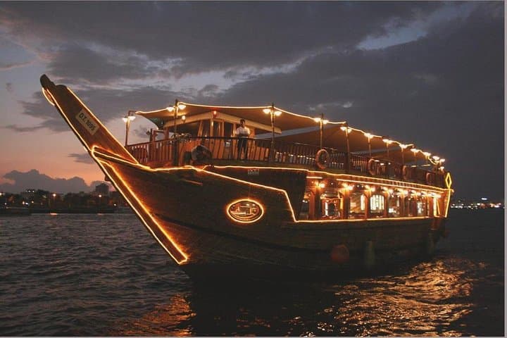 Dubai Creek Dhow Dinner Cruise: Evening Buffet on a Traditional Dhow