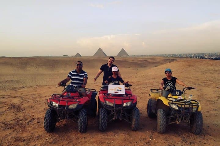 Quad Bike Safari Around the Great Pyramids: Desert Ride with Panoramic Views