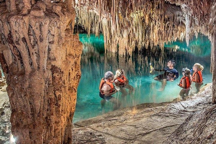 Cenotes & Yalkú Lagoon Snorkel: Cancun's Underground Reefs and Caverns photo 2
