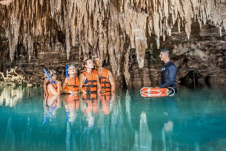 Cenotes & Yalkú Lagoon Snorkel: Cancun's Underground Reefs and Caverns photo 3