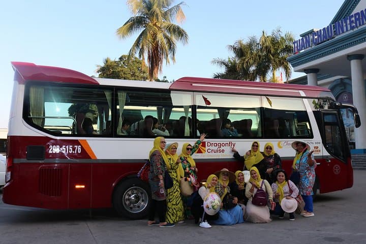 Halong Bay Day Cruise: Kayak, Thien Cung Cave & Floating Village from Hanoi photo 2