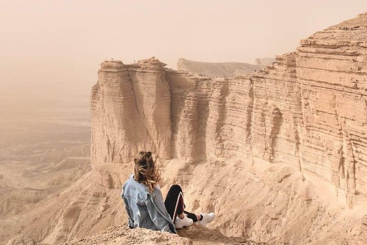 Second Edge of the World Tour — Tuwaiq Cliffs & Camel Tracks from Riyadh photo 2