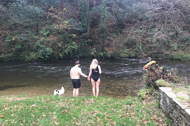 Forest Wood-Fired Sauna and Cold-Water River Swim on the River Avon, Devon photo 5