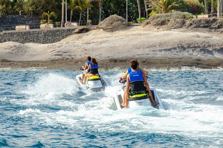 Southern Tenerife Double Jet Ski Safari — 1-Hour Guided Coastline Adventure photo 1