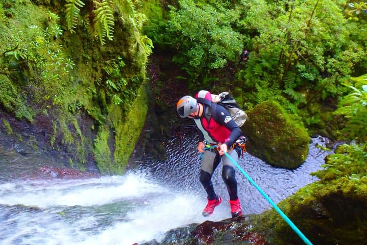Intermediate Canyoning in Madeira: Rappels, Waterfalls & Wild Pools