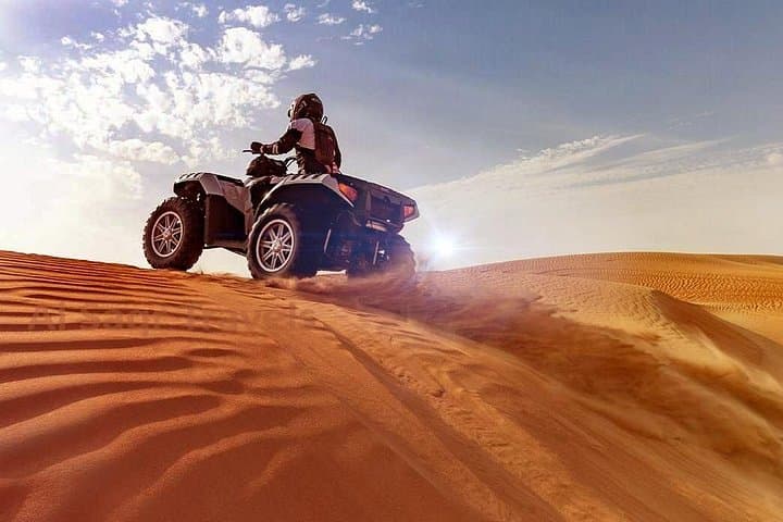 Dubai Big Red Dunes Desert Safari — Quad Bike, Dune Bashing & Starlit BBQ photo 1