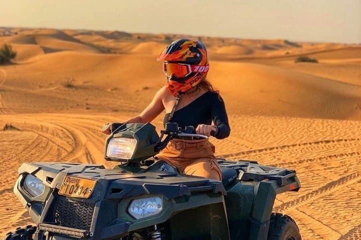 Dubai Desert Safari: ATV Quad, Camel Ride & VIP BBQ Experience